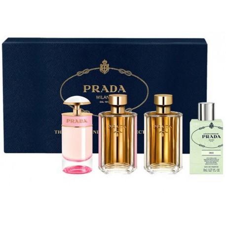 comprar perfumes online PRADA SET MINIATURAS FEMENINAS X 4 UDS mujer