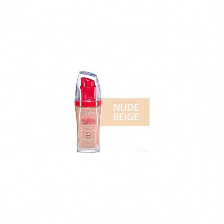 L´OREAL INFALLIBLE 16 HR. MAQUILLAJE 30 ML COLOR 605 NUDE BEIGE