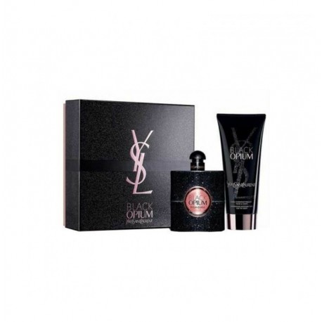comprar perfumes online YSL BLACK OPIUM EDP 50 ML. VAPO + BODY LOTION 50 ML SET REGALO mujer