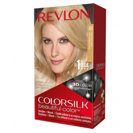 REVLON TINTE COLORSILK 80 RUBIO CLARO CENIZO