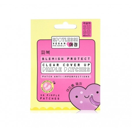 SUGU BEAUTY SPOTLESS BLEMISH PROTECT PIMPLE PATCHES (36 UNIDADES)