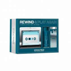 SPRINGFIELD REWIND AND PLAY AGAIN FOR HIM EDT 100 ML + DEO SPRAY 100 ML SET REGALO