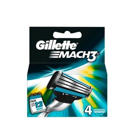 GILLETTE MACH3 4 RECAMBIOS