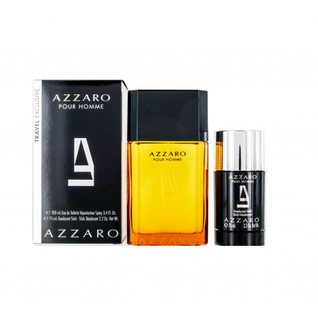 comprar perfumes online hombre AZZARO POUR HOMME EDT 100 ML + DEO STICK 75 ML TRAVEL SET REGALO