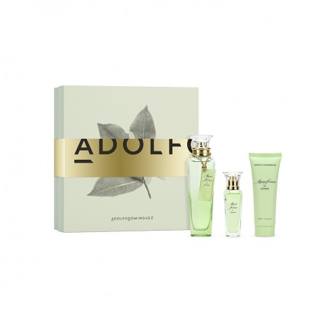 comprar perfumes online ADOLFO DOMINGUEZ AGUA FRESCA DE AZAHAR EDT 120 ML + EDT 30 ML + B/L 75 ML SET REGALO mujer