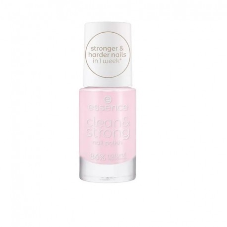 ESSENCE CLEAN & STRONG NAIL POLISH ESMALTE DE UÑAS 01 PINK CLOUDS 8 ML