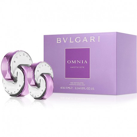 comprar perfumes online BVLGARI OMNIA AMETHYSTE EDT 65 ML + EDT 15 ML SET REGALO mujer