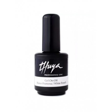 THUYA ESMALTE PERMANENTE GEL ON-OFF BLANCO FRANCESA 14 ML