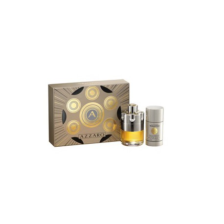 comprar perfumes online hombre AZZARO WANTED EDT 100 ML + DEO STICK 75 ML SET REGALO