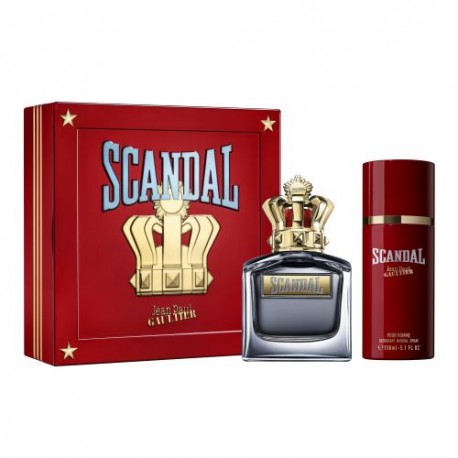 comprar perfumes online hombre JEAN PAUL GAULTIER SCANDAL POUR HOMME EDT 100 ML + DEO VAPO 150 ML SET REGALO