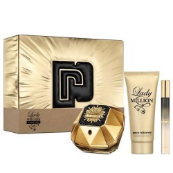 comprar perfumes online PACO RABANNE LADY MILLION FABULOUS EDP 80 ML + B/LOC 75 ML + MINI 10 ML SET REGALO mujer