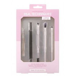 REAL TECHNIQUES SHARE THE GLOW SET PARA LAS CEJAS BRUSH, BLEND, BROW