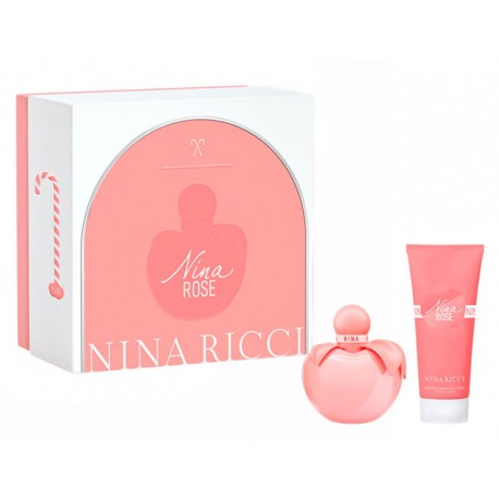 comprar perfumes online NINA RICCI NINA ROSE EDT 50 ML + B/L 75 ML SET REGALO mujer