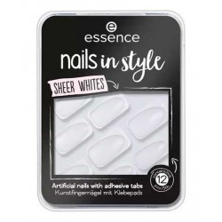 ESSENCE UÑAS POSTIZAS NAILS IN STYLE 11 SHEER WHITES