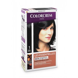 COLORCREM LES ESSENTIELLES COLORACION PERMANENTE 1 NEGRO EBANO