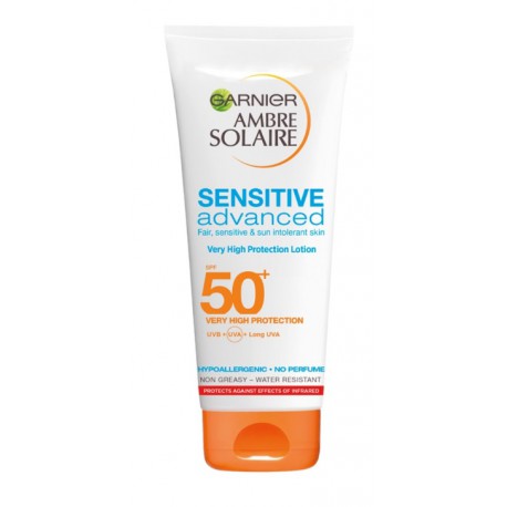 GARNIER AMBRE SOLAIRE SENSITIVE ADVANCED LECHE PROTECTORA SPF50+ 200 ML