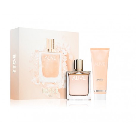 comprar perfumes online HUGO BOSS ALIVE EDP 50 ML + BODY LOTION 75 ML SET REGALO mujer