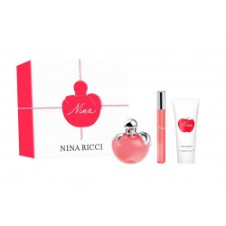 comprar perfumes online NINA RICCI NINA EDT 50 ML + MINI 10 ML + BODY LOTION 75 ML SET REGALO mujer