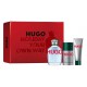 HUGO BOSS HUGO MAN EDT 125 ML + DESODORANTE STICK 75 ML+ SHOWER GEL 50 ML SET REGALO