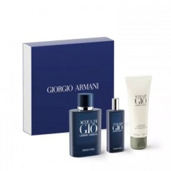 comprar perfumes online hombre GIORGIO ARMANI ACQUA DI GIO PROFONDO EDP 75 ML + MINI 15 ML + GEL 75 ML SET REGALO