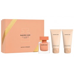 comprar perfumes online NARCISO RODRIGUEZ AMBREE EDP 50 ML + B/L 50 ML + S/G 50 ML SET REGALO mujer