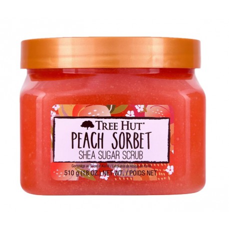 TREE HUT EXFOLIANTE DE AZUCAR PEACH SORBET 510 GR