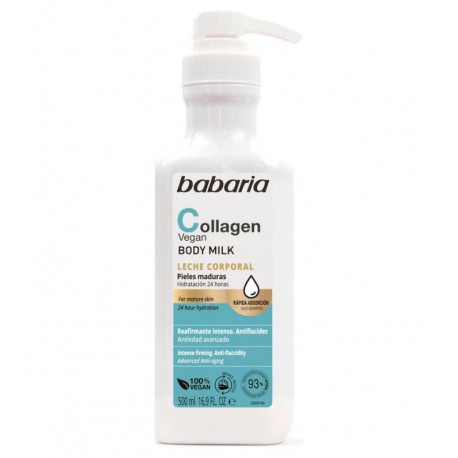 BABARIA LECHE CORPORAL COLAGENO 500 ML