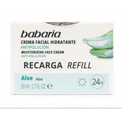 BABARIA CREMA FACIAL HIDRATANTE ALOE VERA 50ML RECARGA