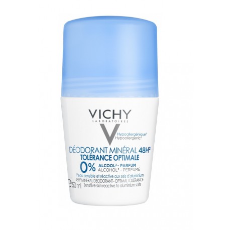 VICHY DESODORANTE MINERAL 48 H TOLERANCIA OPTIMA ROLL ON 50 ML