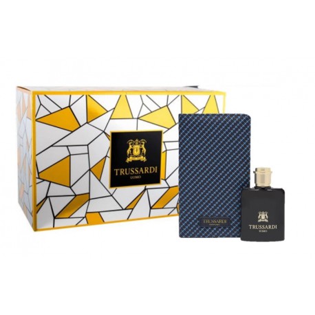 TRUSSARDI UOMO EDT 50 ML + PASAPORT HOLDER SET REGALO