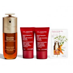 CLARINS DOUBLE SERUM 9 50 ML + 3 PRODUCTOS MULTI INTENSIVE SET REGALO