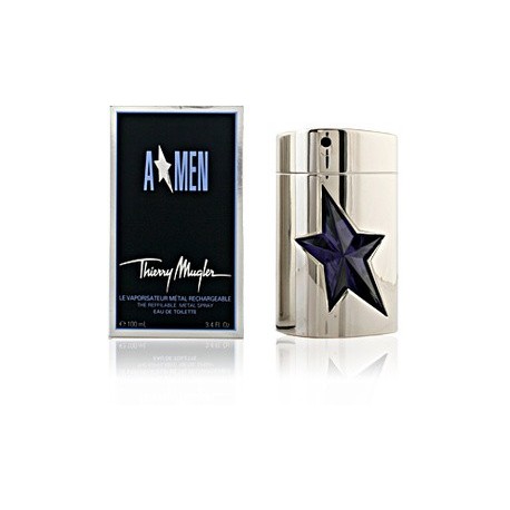comprar perfumes online hombre THIERRY MUGLER A*MEN METAL REFILLABLE EDT 100 ML VP.