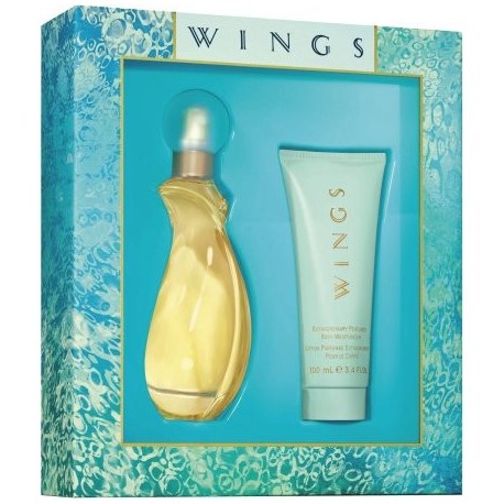 comprar perfumes online GIORGIO BEVERLY HILLS WINGS EDT 90 ML + B/L 100 ML SET REGALO mujer