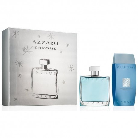 comprar perfumes online hombre AZZARO CHROME EDT 100 ML + S/G 200 ML SET REGALO