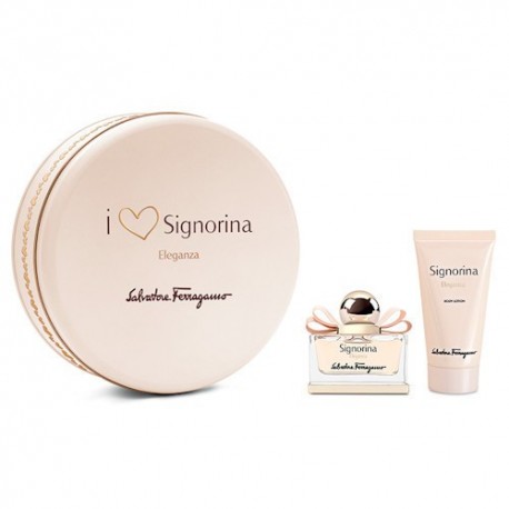 comprar perfumes online SALVATORE FERRAGAMO SIGNORINA ELEGANZA EDP 30 ML + B/L 50 ML SET REGALO mujer