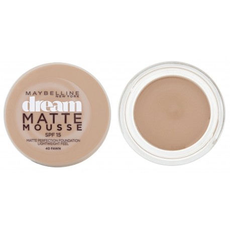 MAYBELLINE DREAM MAQUILLAJE MOUSSE ACABADO MATE 40 FAWN SPF15 18 ML