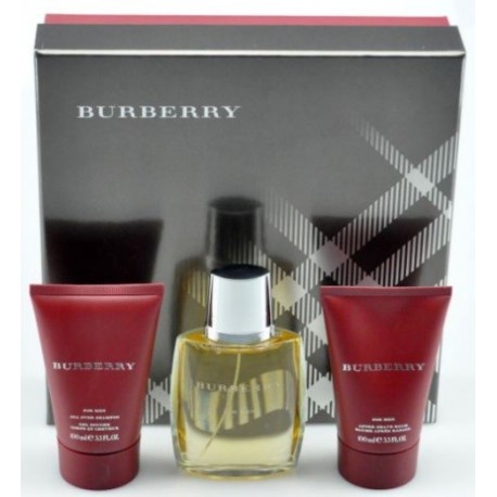comprar perfumes online hombre BURBERRY MEN CLASIC EDT 100 ML + AFTER SHAVE 100ML + SHOWER GEL 100ML SET