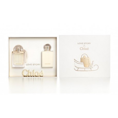 comprar perfumes online CHLOE COFRE LOVE STORY EDP 50ML + LOCIÓN CORPORAL 100ML mujer