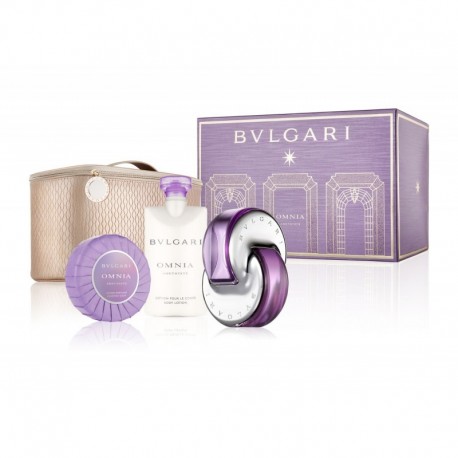 comprar perfumes online BVLGARI OMNIA AMETHYSTE EDT 65 ML + B/LOC 75 ML + JABON 75 GR. SET REGALO mujer