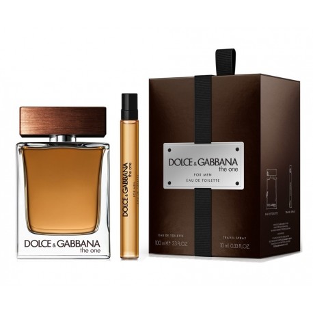 comprar perfumes online hombre DOLCE & GABBANA THE ONE MEN EDT 100ML + EDT 10 ML SET REGALO