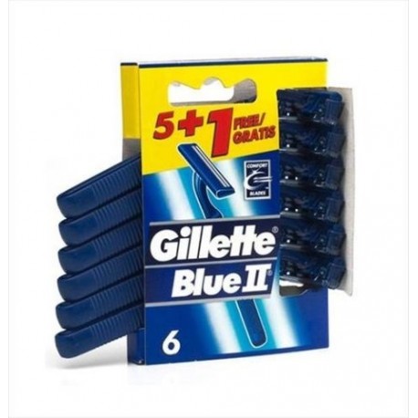 Comprar productos de hombre GILLETTE BLUE II MAQUINILLAS AFEITAR DESECHABLES 5 +1 danaperfumerias.com