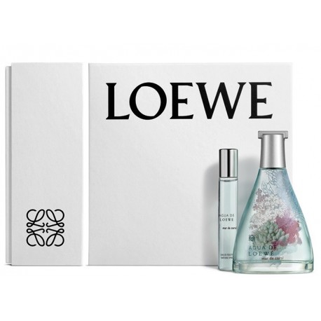 comprar perfumes online hombre LOEWE AGUA MAR DE CORAL EDT 100 ML + EDT 15 ML SET REGALO