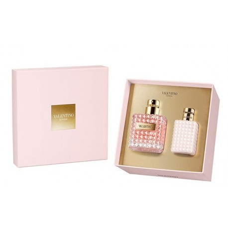 comprar perfumes online VALENTINO DONNA EDP 100 ML + B/LOC 100 ML SET REGALO mujer