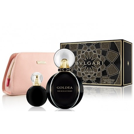 comprar perfumes online BVLGARI GOLDEA THE ROMAN NIGHT EDP 75 ML + MINI 15 ML + NECESER SET mujer
