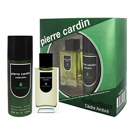 comprar perfumes online hombre PIERRE CARDIN COLLECTION CEDRE AMBRE SET EDT 75ML + DEODORANT 200 ML