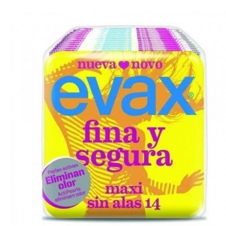 EVAX FINA Y SEGURA COMPRESAS SUPER SIN ALAS 14 UNIDADES