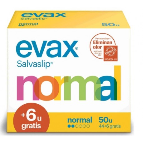 EVAX SALVA SLIP NORMAL 44+6 UNIDADES