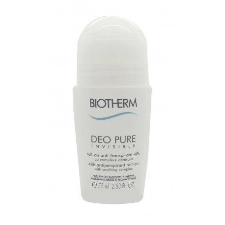 BIOTHERM EAU PURE INVISIBLE ANTIPERSPIRANT ROLL ON 75 ML
