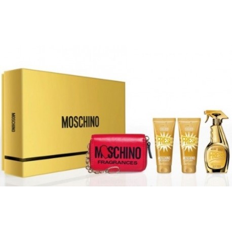 comprar perfumes online MOSCHINO GOLD FRESH COUTURE EDP 100 ML SPRAY + B/LOC 100 ML + GEL 100 ML SET REGALO mujer