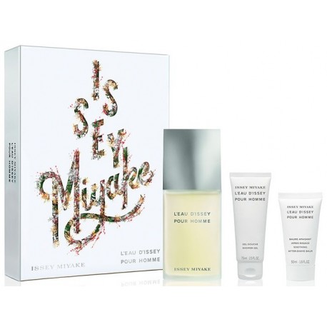 comprar perfumes online hombre ISSEY MIYAKE L´EAU D´ISSEY HOMME EDT 125 ML+ GEL 75ML + AFTER SHAVE 40ML SET REGALO